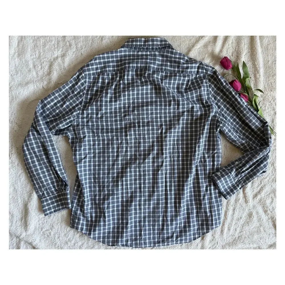 Nautica Plaid Dress Shirt XL - Picture 6 of 6